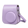 Miniatyrbillede 1 af 5: Øjeblikkelig kamera beskyttende etui kompatibel med Instax Mini 11 blød PU læder taske med lomme Purple