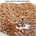 Miniatyrbillede 2 af 3: Stor fødder badeværelse toiletmåtte, skridsikker vandabsorberende badeværelsestæppe, shaggy tæppe til soveværelse køkken Coffee