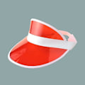 Pikkukuva 2 / 5: 4 kpl 80-luvun retrosuojattu lippalakki, PVC-muovi aurinkolipan hattu Visor pyöräilylippikset