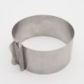 Miniatyrbillede 2 af 2: 2 stk. Justerbar Rustfrit Stål Mousse Cutter Rundformet Kageform Chokoladeform Hjem Køkken Bageværktøj