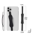 Miniatyrbilde 4 av 5: Universell silikon telefonholder med strikk for Android og iPhone. rosa
