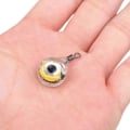 Miniatyrbilde 2 av 5: 3 stk Mini Fiske Agn Felle Lys LED Dyp Undervanns Øyeform Fiske Blekksprut Agn Lysende Agn Lys for Å Tiltrekke Fisk