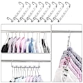 Miniatyrbillede 1 af 4: Multi-hanger bøjle, garderobe bøjle 8PCS