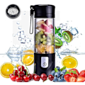 Miniatyrbild 1 av 5: USB Säkerhet Elektrisk Juicer Cup, Juice Blender, Laddningsbar Mini Bärbar Blender/Juice Blender Krossad Is Blender Svart