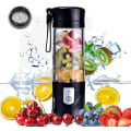 Pikkukuva 1 / 5: USB-turvallinen sähkömehumaija, mehu- ja smoothieblenderi, ladattava minikokoinen kannettava blenderi/mehu- ja smoothieblenderi murskattu jää musta