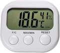 1 X Digital LCD Termometer Utomhus Inomhus Hygrometer Fuktighetsklocka 0℃-50℃, LCD-avläsning