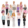 Miniatyrbild 1 av 4: 13 delar 30cm Barbie dockkläder casual set barns leksaker