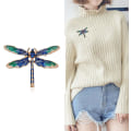 Miniatyrbilde 2 av 5: Brosje Fancy Crystal Smykker for Kvinner Klær Brosjer Tilbehør (Dragonfly)