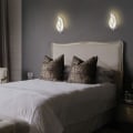 Miniatyrbillede 2 af 5: Løvformet LED væglampe - Moderne design i metal og akryl - Soveværelse, gang, stue - 7W effekt