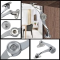 Miniatyrbild 1 av 5: Hydraulisk gångjärnslockstöd gångjärn med buffertfunktion leksakslåda gångjärn skåpstöd hängande lock kök möbler lyft fällbart lockfäste