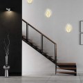 Miniatyrbillede 5 af 5: Løvformet LED væglampe - Moderne design i metal og akryl - Soveværelse, gang, stue - 7W effekt