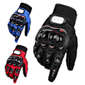 Miniatyrbillede 5 af 5: (Stor, sort) Sommer motorcykelhandsker mesh åndbar touch screen
