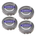 Volvo 02- 64MM 4-pack Centerkåpor Volvo Silver en storlek