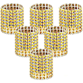 Miniatyrbillede 1 af 5: 50 stk. skinnende rhinsten servietringe til borddekoration, bryllup, middag, fest, DIY guld