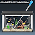 Miniatyrbild 5 av 5: Akvarie Rengörare Lätt Akvarium Vattenväxlare Akvarium Dropper Pipett Matare Vattenrenare