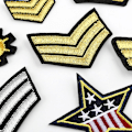 Miniatyrbild 3 av 5: 20-pack US Army broderad patch - Sergeant Rank - Sy på axelpatch