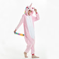 Miniatyrbillede 2 af 3: Unisex Flannel Dyre Pyjamas En-delt Nattøj Hoodie Natdragt Fest Cosplay Dyr Siamese Pyjamas XL