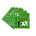 Miniatyrbillede 2 af 5: 1 sæt VM-fodboldfestartikler, engangspapirbakker, papkrus, duge, vimpler