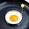 Miniatyrbillede 3 af 5: Blomster-kageform rund omeletform bage omelet cirkel omeletter rustfrit stål kage kiks lille form