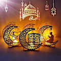 Miniatyrbilde 4 av 4: Ramadan Diy Treetre Måne Led Lys COLOR1