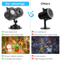Miniatyrbillede 4 af 5: Jul Projektor Lys Udendørs Jul Projektor HD Slide Wave Lys Fjernbetjening Timer Jul Fest Dekoration Ferie Projektor