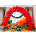 Miniatyrbilde 3 av 3: 100 Ballonger Assortert Farge 12 Tommer Lateks Ballonger For Festdekorasjon Bues Girlander Dekorasjon Red