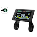 Miniatyrbillede 4 af 5: Elektrisk Cykel Display H-100 LCD Display Kontrol 24V - 72V Hastighedsmåler 5pin Speedometer Vandtæt Stik