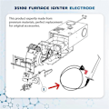 Miniatyrbild 2 av 5: 35100 Ugnselektrodsats för Hydro Flame RV-ugnselektrod för AFS AFM DFM Ersättnings-tändare