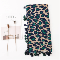 Miniatyrbillede 3 af 5: Leopard print sjal tørklæde til kvinder-Pashmina sjal tørklædeCha