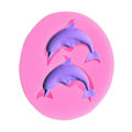 Miniatyrbillede 3 af 5: 3d Havdyr Delfin Silikoneform Bagning Fondant Sukker Håndværk Diy Kage Slikforme