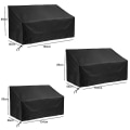 Miniatyrbilde 4 av 5: Vanntett hagebenkdeksel, beskyttende hagebenkdeksel med 210d Oxford-materiale + PVC-belegg 4 Seater