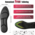 Miniatyrbilde 2 av 5: 2 par (svart 30-40M) Memory Foam Arch Support Pads for Fasciitis Innersåler Støvler Hæler Smertelindring Bunion Fødder