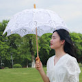 Miniatyrbilde 3 av 5: Bryllupsparaply, Mini Blonder Paraply Bryllup Brud Parasol Paraply