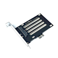 Pikkukuva 1 / 5: SFF-8639 U.2 U.3 - PCIE 3.0 4.0 X1 -sovitinkortti, sovitin emolevyn paikka PCIEX1, monitoimisovitinmoduuli
