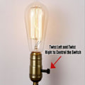 Miniatyrbillede 4 af 5: Industriel Ceramica Base Keramisk Bordlampe Træ E27 Antik Skrivebordslampe Bordlampe Sengebord Cafe Bar Stue Soveværelse Studio Natlampe (Træ)