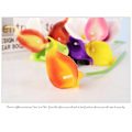 Miniatyrbillede 3 af 5: Kunstig Calla Lily 10 stk. Orange Blomster Kunstige Liljer Blomsterbuket Falske Calla Liljer Plante Dcor Til Blomsterarrangement Bryllup, Braidal, H 8 10pcs