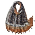 Miniatyrbilde 5 av 5: Boho Skjerf Dame Lett Blomstertrykk Skjerf Mote