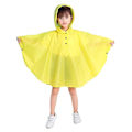 Miniatyrbillede 1 af 4: Børns Regn Poncho Hætte Jakke Regnfrakke XL