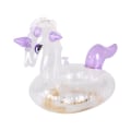 Miniatyrbilde 1 av 4: 6-delt oppblåsbar koppholder, spa drikkeholder, oppblåsbar svømmebasseng, svømmebassengleker, egnet for fester, ferier og svømming little purple unicorn
