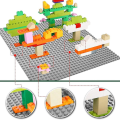 Miniatyrbillede 3 af 5: 2 stk. Klassiske bundplader Byggeplader til byggeklodser 25,5x25,5cm Grå Grey