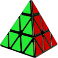 Pikkukuva 1 / 5: Kuutio Kolmio Kuutio, Palapeli Pyramid Magic Cube 3x3 Tarra Kuutio Pyramid Pelit
