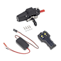 Miniatyrbilde 1 av 5: Metallvinsj med CH3 3-kanals trådløs fjernkontrollsystem for 1/10 RC Crawler Car Axial SCX10 -4,1