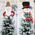 Miniatyrbilde 4 av 5: 1 x Juletrær Toppstjerne Gammel Mann Liten Ornament Juleartikler Filt Juletrær Lue Henger Ornament