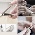 Miniatyrbillede 4 af 5: Rustfrit manicure-værktøj i rustfrit stål, negleklipper med aftageligt design, neglesaks