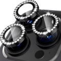 Pikkukuva 1 / 5: Takakameran suojus mustalle iPhone 14 Prolle/14 Pro Maxille, valokuvasuojus, karkaistu lasi + alumiiniseoskameran linssisuojus iPhone 14 Prolle/14 P