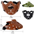 Miniatyrbillede 4 af 4: Infinity Gauntlet Hannibal Lecter Maske - The Silence of The Lambs - Harpiks - Gyserfilm Maske Black