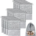 Miniatyrbilde 1 av 5: 12 stk. reisesko-oppbevaringspose i non-woven stoff Gray