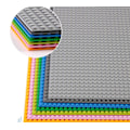Pikkukuva 5 / 5: Rakennuslevyjen 2-pakkaus Classic Baseplate Bricks Set Rakennuslelut Dark Gray