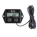 Miniatyrbillede 4 af 5: Motorcykel Tæller Timer Digital Display 2 Slag 4 Slag Induktion Benzin Motor Akkumulator 1stk Sort