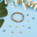 Miniatyrbilde 5 av 5: 450 stk onde øyne perler øyne perler håndlagde onde øyne harpiks perler sjarm for diy armbånd halskjede 15 farger 8MM